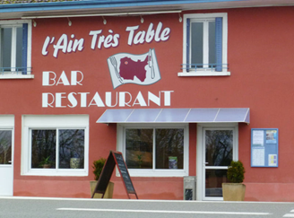 restaurant l'Ain très table