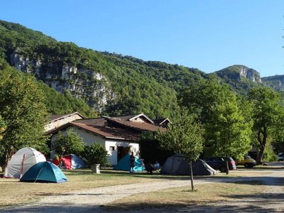 Vue du terrain de camping