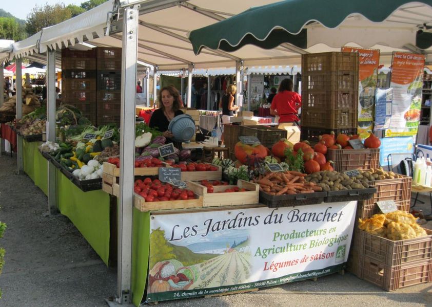 Les Jardins du Banchet sur le marché