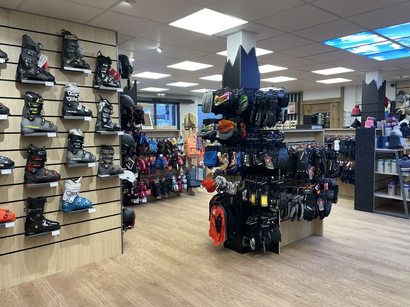 Intérieur du magasin Skimium Val Cenis Ski