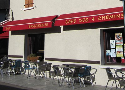 Halte aux 4 chemins près de la piste cyclable autour du Lac d'Annecy