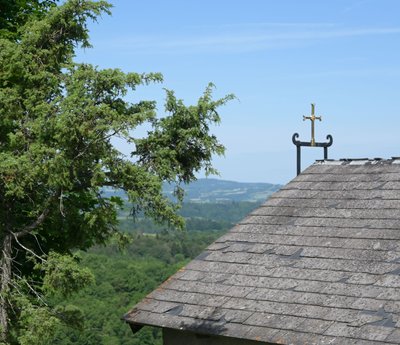 Le toit de la chapelle