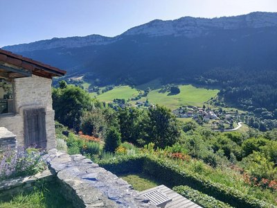 Vue depuis le hameau des Glénats