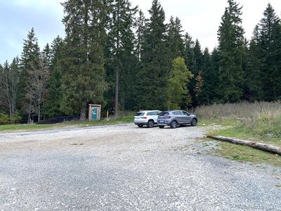 Départ de randonnée au Col de la Croix Perrin