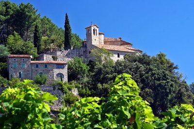 L'église et le château de Vernon