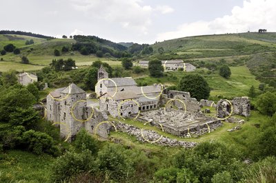 L'Abbaye de Mazan - Felice Varini