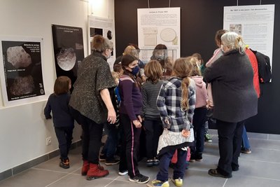 exposition permanente de la météorite de Juvinas