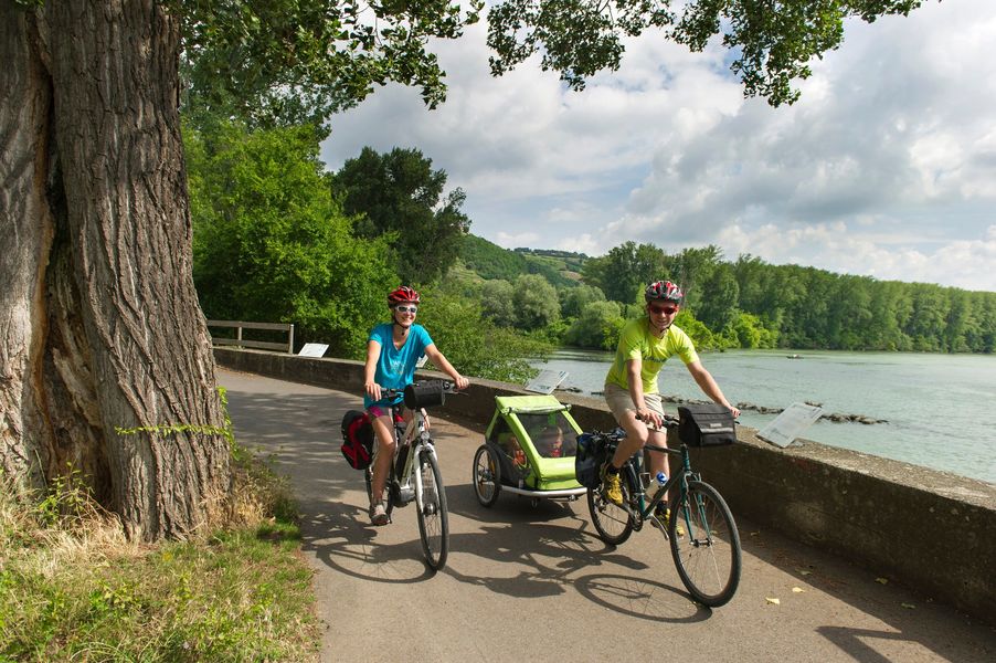 Vélo en famille autour de Condrieu et du Pilat Rhodanien