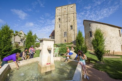 Le donjon de La Toque à Huriel