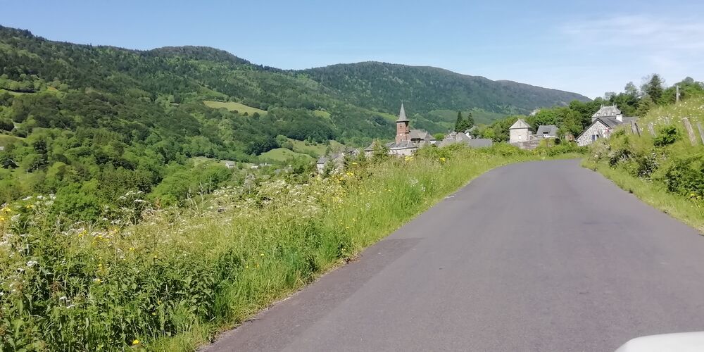 Sur la route du col d'Aula