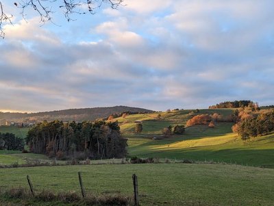 Vue depuis l'aire de Fressange (point de départ)