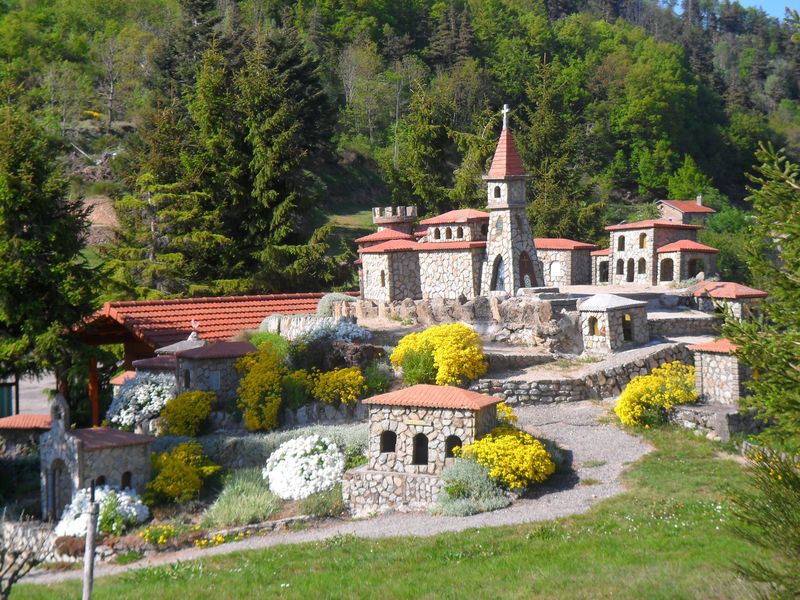 Village miniature au Col du Buisson