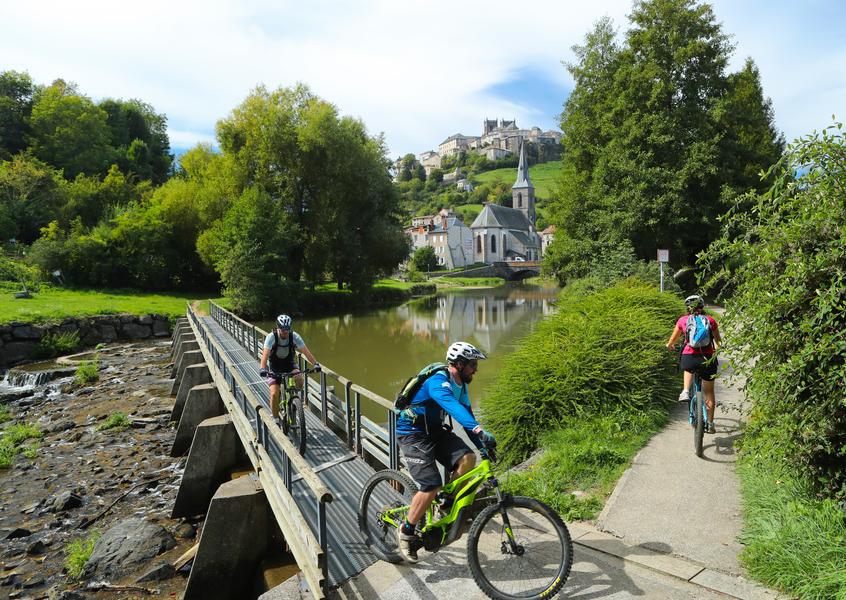 saint flour ville basse en vtt