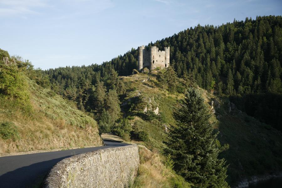 Le château d'Alleuze
