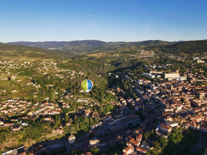 vue aérienne Annonay