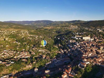 vue aérienne Annonay
