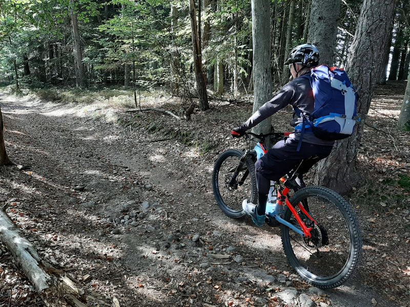 passage à Chaude Oreille sur la GTA VTT