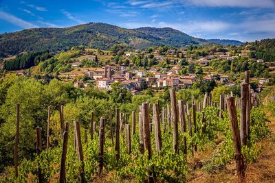 Vue sur le village