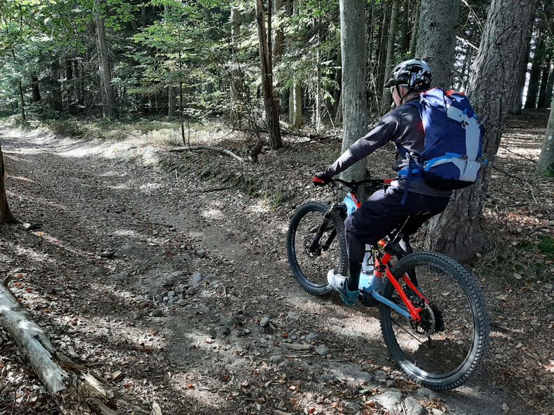 passage à Chaude Oreille sur la GTA VTT