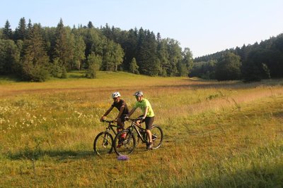 Parcours VTT 64 rouge - Montfalcon - Espace FFC Ain Forestière