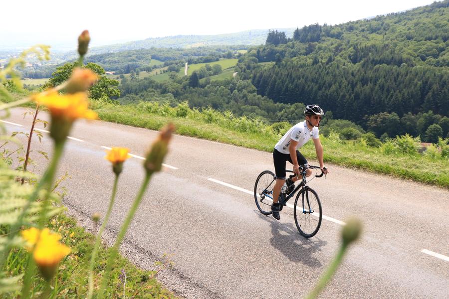 Vélo dans le Pilat