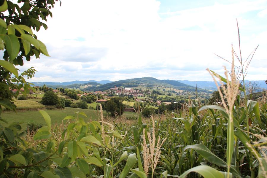 Vue sur le village