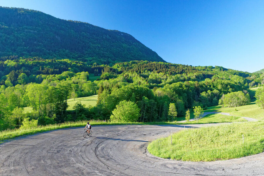 Vue au dessus d'Aillon le Jeune