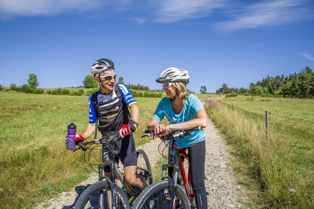 Instants de joie en VTT