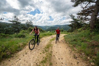 Aventure en VTT sur le sentier