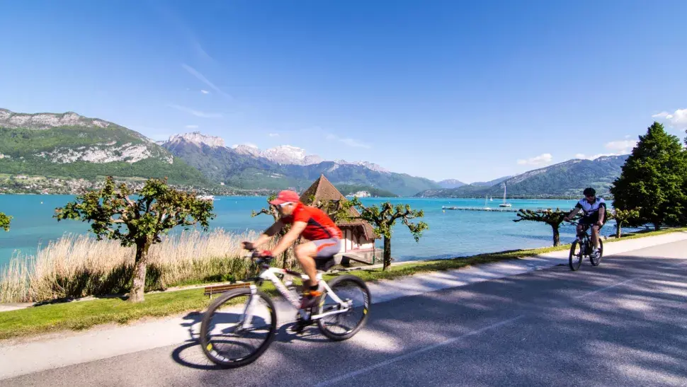 Lac d'Annecy, piste cyclable