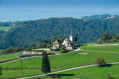 Vue sur l'avant pays savoyard